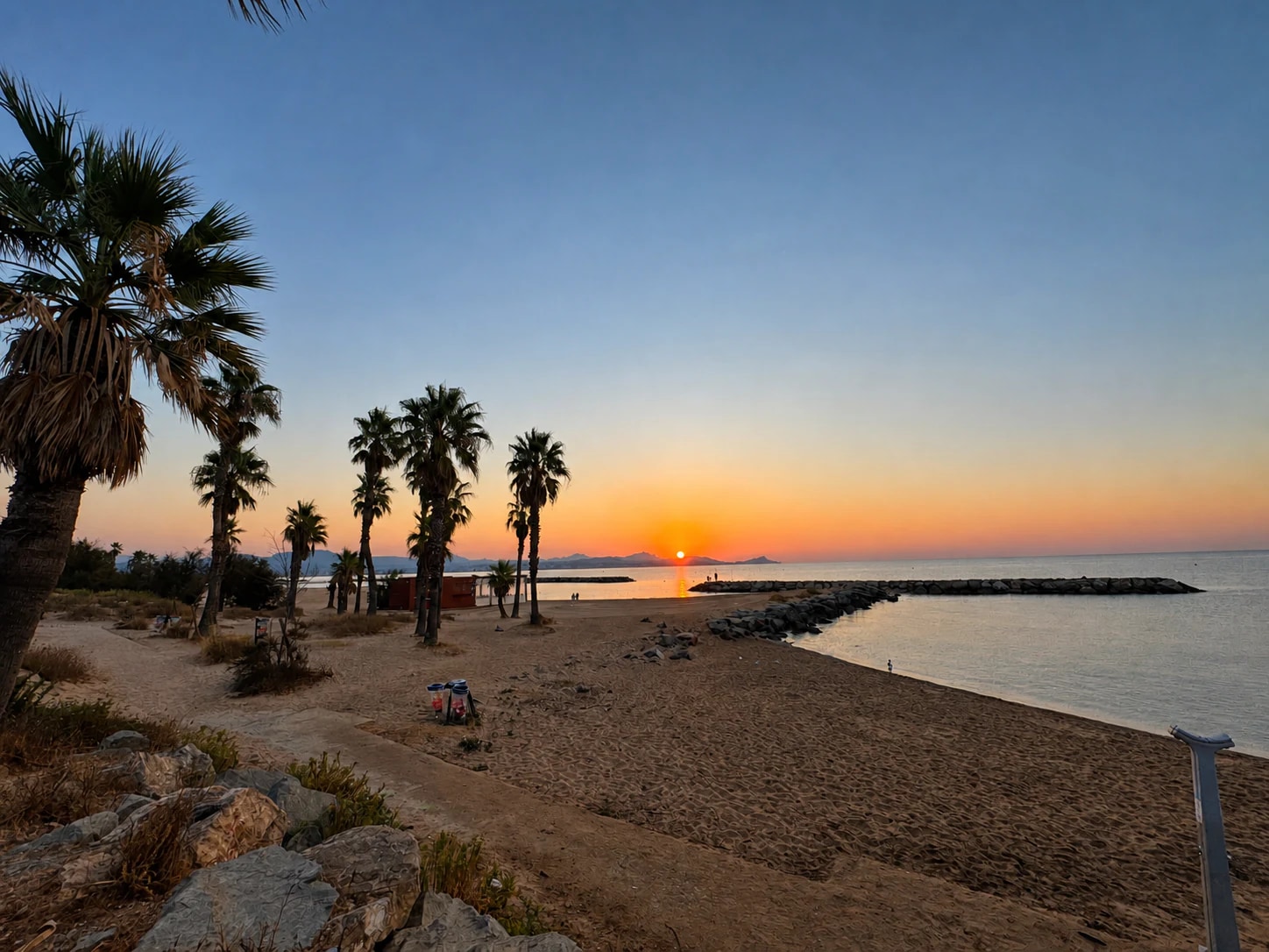 Photo : Côte d’Azur — Coucher de soleil